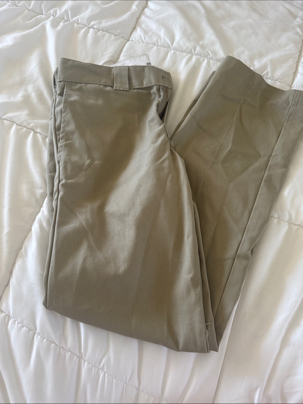 Men's Khaki Dress Pants - Classic Straight Fit
